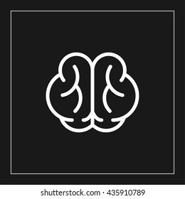 brain icon. brain sign