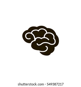 brain icon. sign design