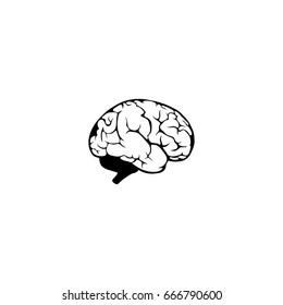 brain icon. sign design