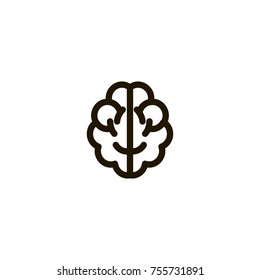brain icon. sign design