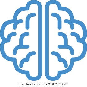 brain icon sign, mind icon, think icon