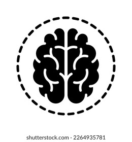 Brain icon. sign for mobile concept and web design. vector illustration