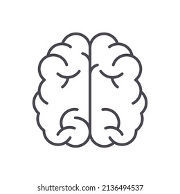 Brain icon sign symbol logo vector illustrations