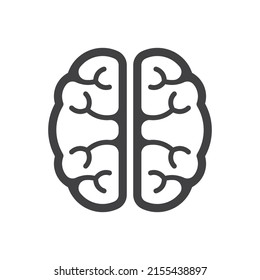 Brain icon Sign Symbol Vector