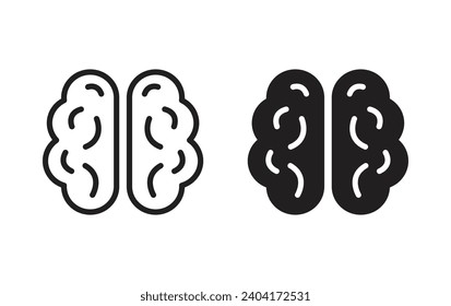 Brain icon, Brain sign vector for web site Computer and mobile app