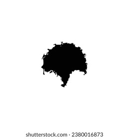 Icono de cerebro. Símbolo de fondo de afiche de ideas creativas de estilo sencillo. Elemento de diseño del logotipo de la marca del cerebro. Impresión de camisetas cerebrales. Vector para pegatinas.
