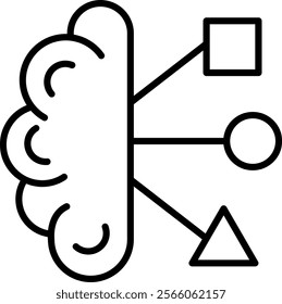 Brain Icon Symbol Art Sign