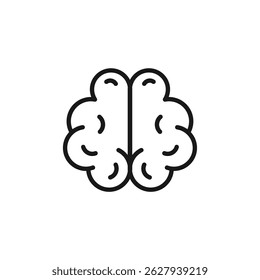 brain icon. brain Symbol sign for mobile concept and web design. Vector icon, Logo illustration, Vector graphics