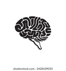 brain icon symbol sign vector