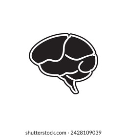 brain icon symbol sign vector