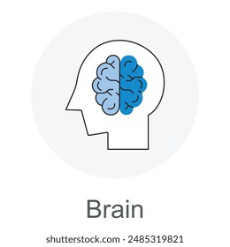 Brain icon, Understanding Brain Function, The Wonders of Brain Plasticity, Exploring Neural Pathways, Brain Health and Wellness, The Role of Neurotransmitters, Advances in Cognitive Science