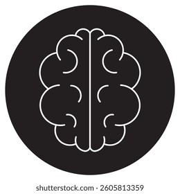 Brain Icon, Unlocking the Power of the Brain, The Science Behind a Smarter Brain, vector