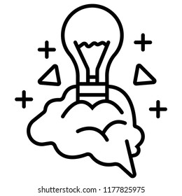 Brain icon vector