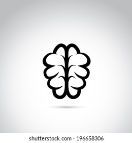 brain icon vector