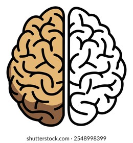 Brain Icon Vector art image