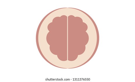 Brain icon vector design. Brain logo