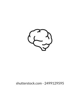 Brain icon vector. EPS 10 editable vector