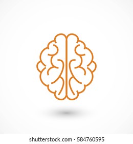 Brain icon, Vector EPS 10 illustration style