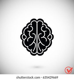 Brain icon, Vector EPS 10 illustration style