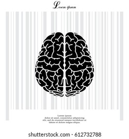 Brain icon. vector illustration