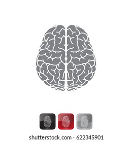 Brain icon. vector illustration