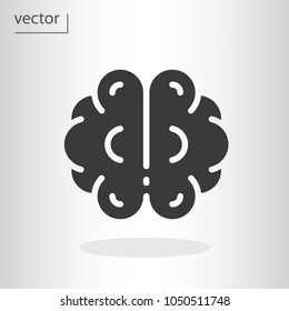 brain icon - vector illustration EPS 10, flat design icon