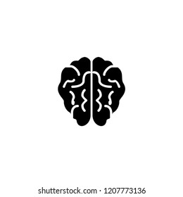 brain icon. brain vector illustration on white background for web and apps.