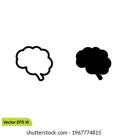 brain icon vector illustration simple design element
