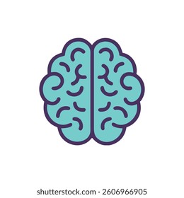 brain icon vector illustration style