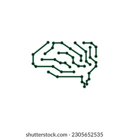 BRAIN ICON VECTOR ILLUSTRATION SYMBOL DESIGN