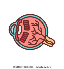 Brain icon in vector. Logotype