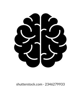 Brain icon vector on trendy style for design and print