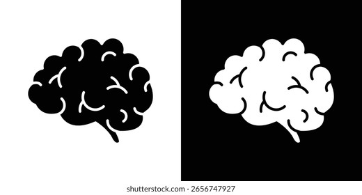 Ícone cerebral Gráficos escalonáveis por vetor