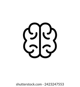 brain icon vector. brain symbol icon