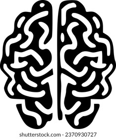 brain icon vector symbol design illustration