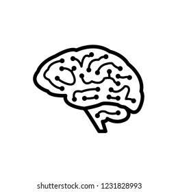 Brain Within Shield Logo Stock Vector (Royalty Free) 1592716126