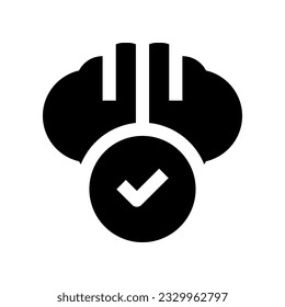 icono cerebral para tu sitio web, móvil, presentación y diseño de logotipo.
