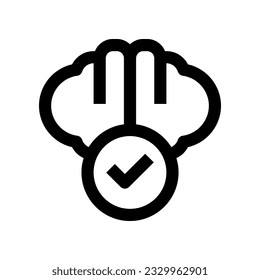 Hirnsymbol für Ihre Website, Ihr Handy, Ihre Präsentation und Ihr Logo-Design.