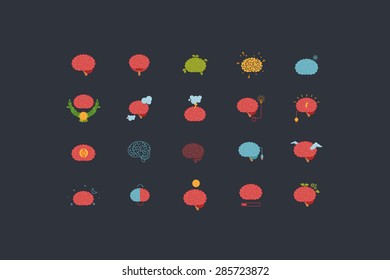 brain icons