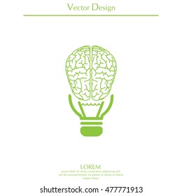 Brain idea icon
