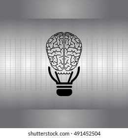 Brain idea icon