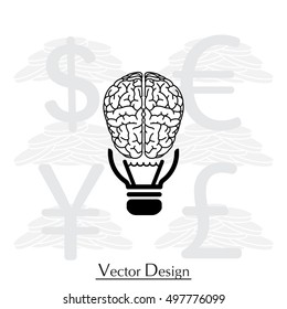 Brain idea icon