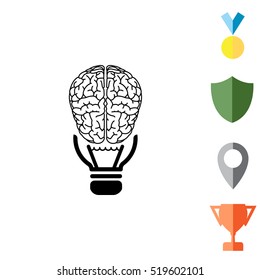 Brain idea icon