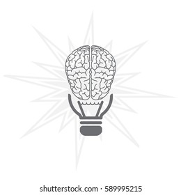 Brain idea icon