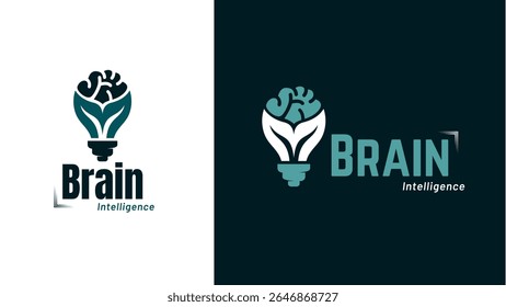 The Brain Idea logo captures the powerful connection between human creativity and innovative thinking. It features a stylized brain merged with a glowing light bulb — symbolizing the birth of ideas, 