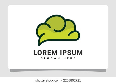 Brain Idea Logo Template Design Inspiration