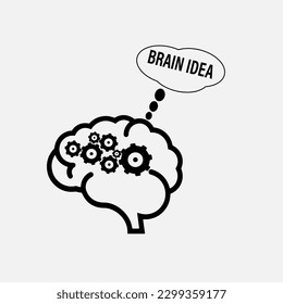Idea cerebral Arte vector, iconos y gráficos	