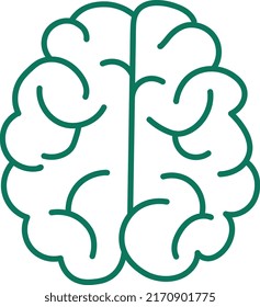brain illustration vector icon drawing