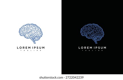 Ilustrações cerebrais sobre fundos contrastantes mostrando processos de pensamento criativo e clareza mental