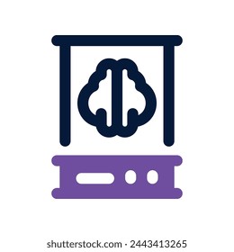 brain incubator icon. vector dual tone icon for your website, mobile, presentation, and logo design.